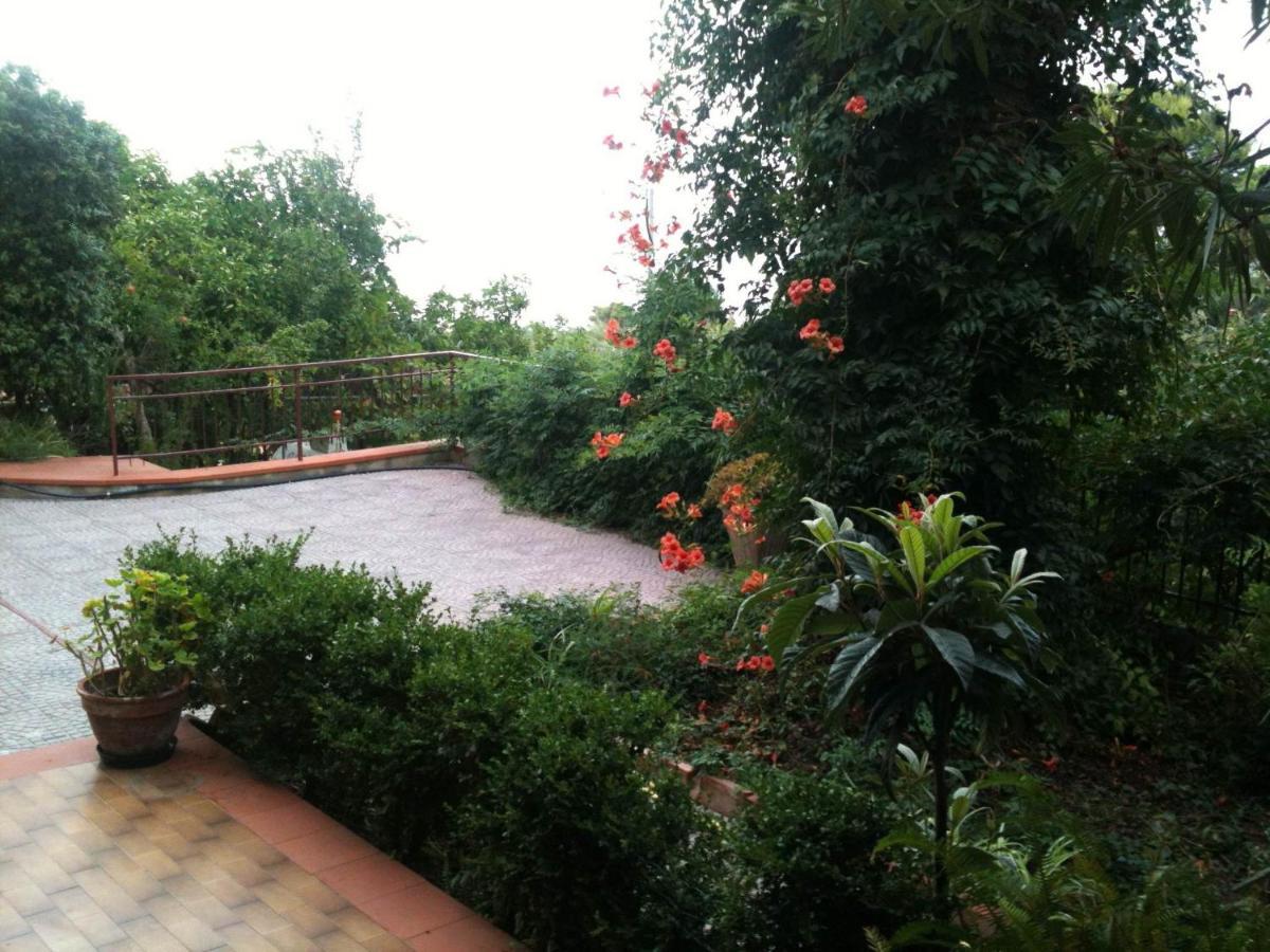 Stanza In Villa Con Giardino Vista Mare Cefalù Buitenkant foto