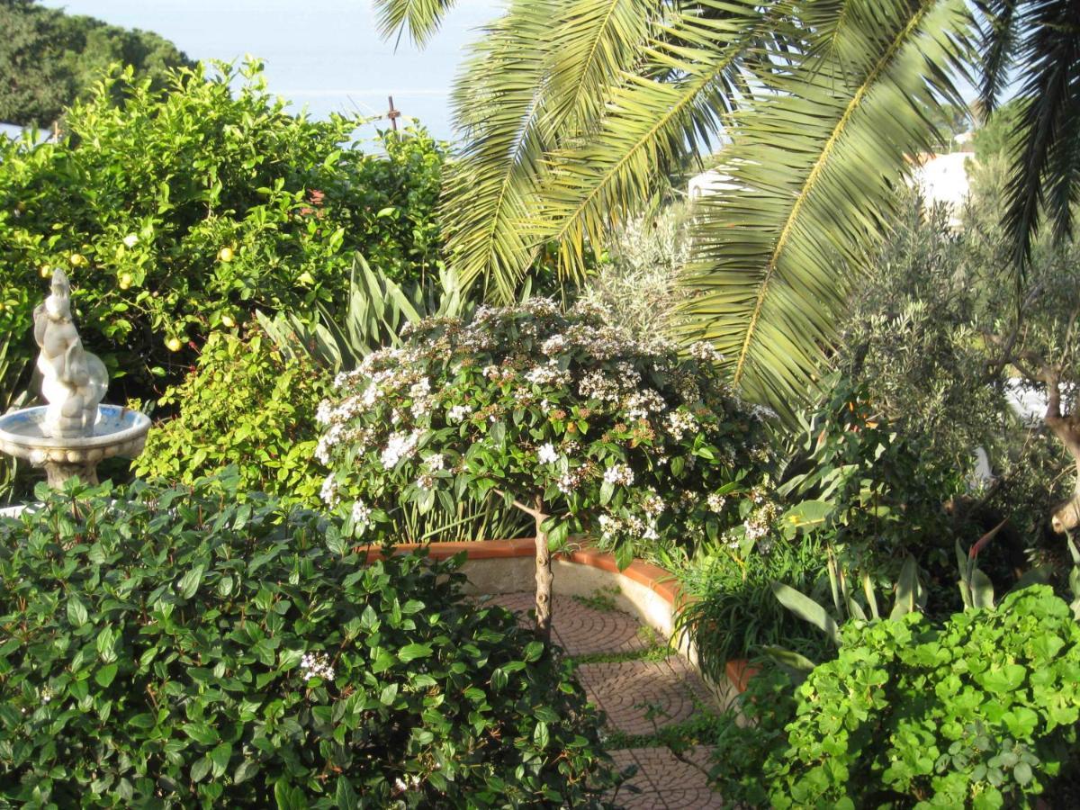 Stanza In Villa Con Giardino Vista Mare Cefalù Buitenkant foto