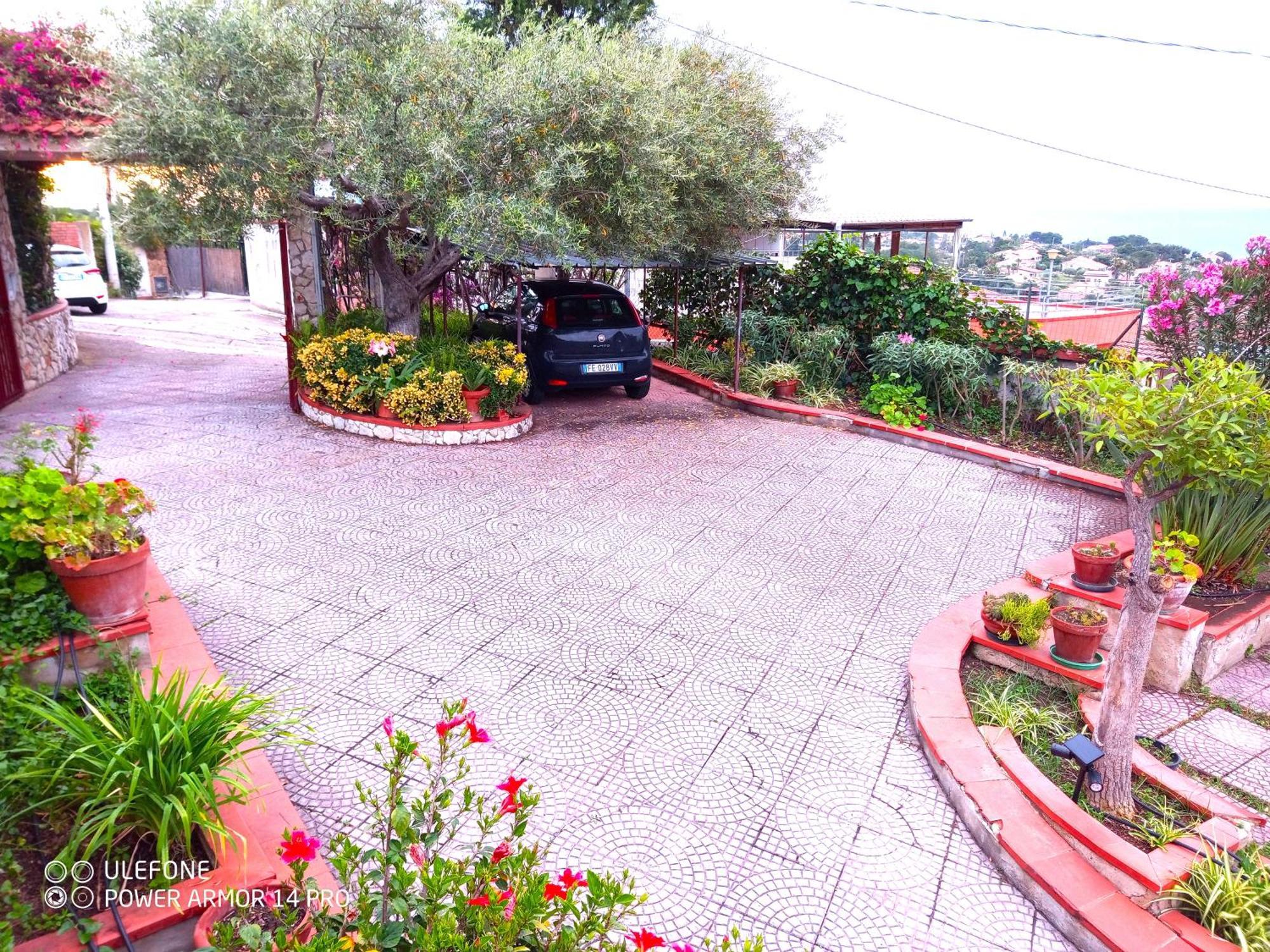 Stanza In Villa Con Giardino Vista Mare Cefalù Buitenkant foto