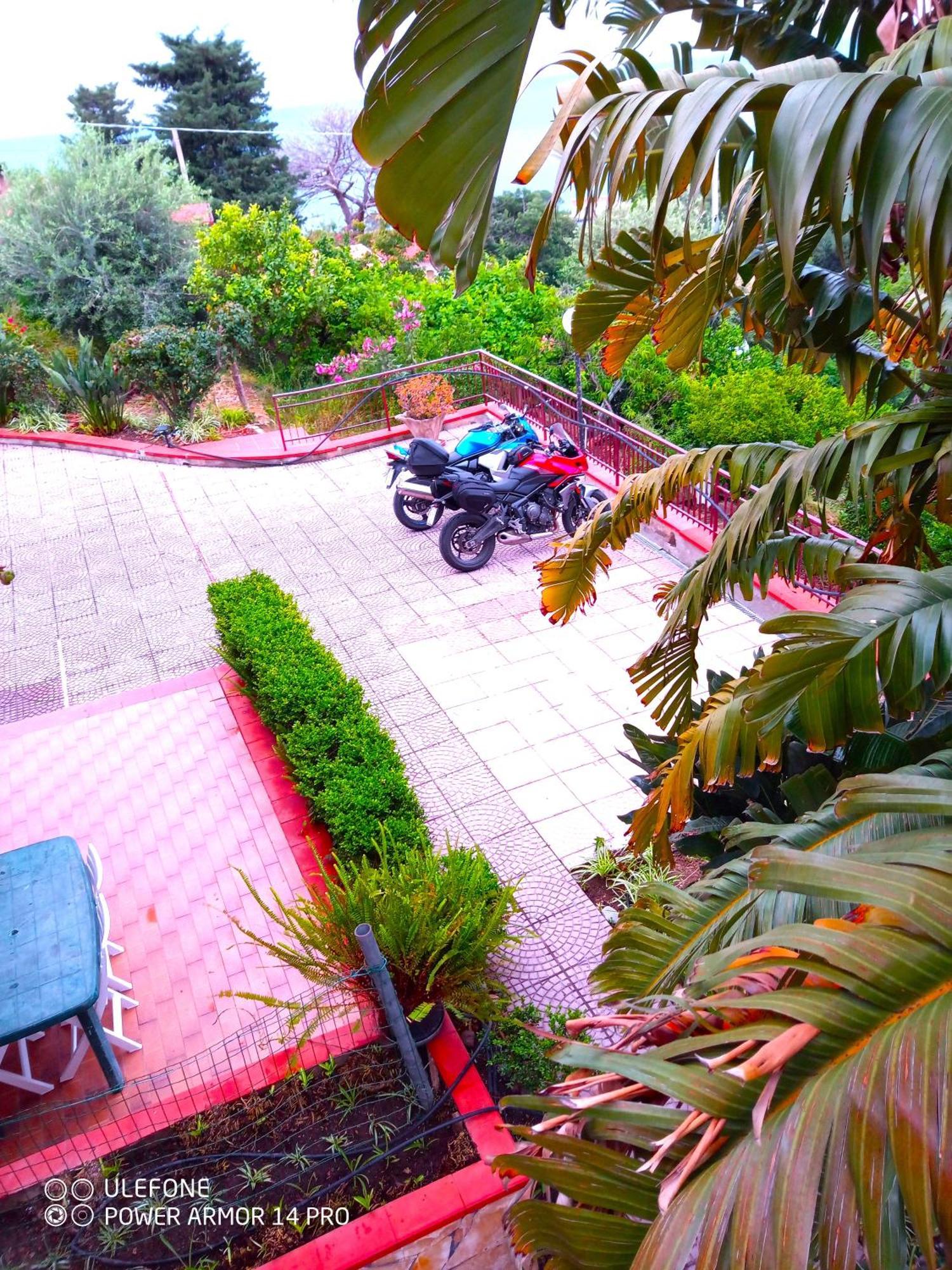 Stanza In Villa Con Giardino Vista Mare Cefalù Buitenkant foto